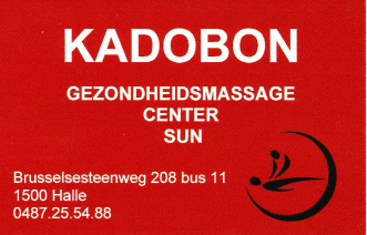 Trakteer met een CADEAUBON van het Gezondheidsmassage Center SUN